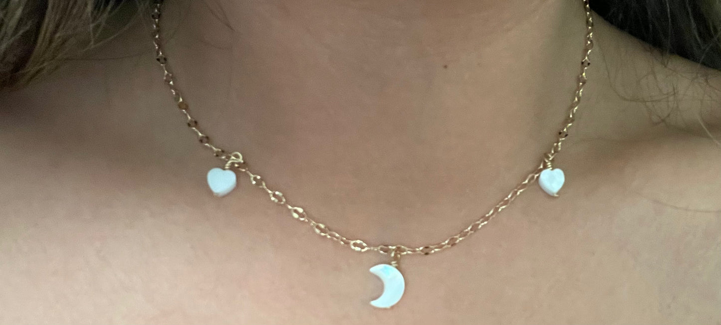 The Moon Lovers Gold Necklace